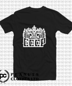 Tovaritch Noir CCCP Logo T Shirt