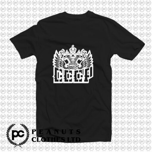 Tovaritch Noir CCCP Logo T Shirt