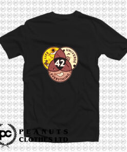 Universe Everything Hitchhikers Galaxy Guide T Shirt
