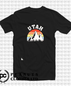 Utah Mountain Vintage Retro T Shirt