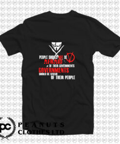 V for Vendetta Fawkes Mask Political T Shirt