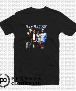 Van Hallen Live 1993 Wolrd Tour T Shirt