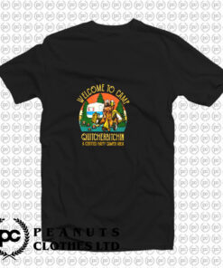 Welcome To Camp Quitcherbitchin A Certified Bear Drinks Beer T Shirt