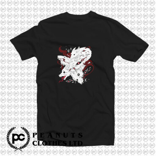 Wild Wolf Dogs With Goth Eyes T Shirt