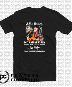 Willie Nelson 64th Anniversary T Shirt