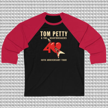 40Th Anniversary Tom Petty Raglan Tee