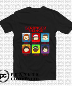 8 Bit Characters Stranger Things T Shirt
