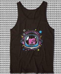 Astronaut Helmet MTV Unisex Tank Top