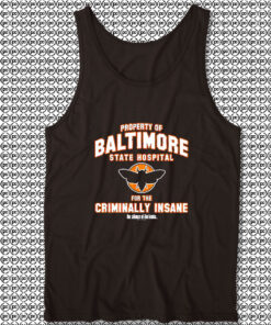 Baltimore State Hospital Silence of the Lambs Unisex Tank Top