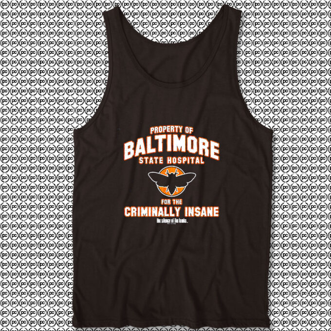 Baltimore State Hospital Silence of the Lambs Unisex Tank Top
