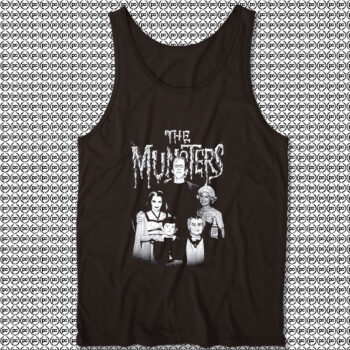 Black and White Munsters Unisex Tank Top