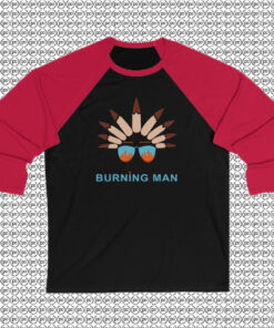 Burning Man Raglan Tee