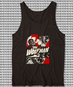 Collage Wolf Man Unisex Tank Top