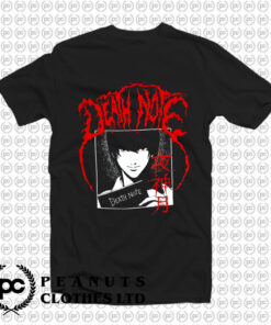 Death Note Light Metal T Shirt