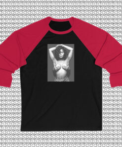 Rolling Stone Janet Jackson Album Cover Grab Boobs T Shirt Raglan Tee