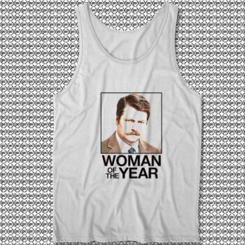 Ron Swanson Woman of the Year Parks and Recreation Unisex Tank Top