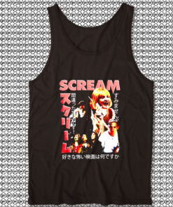 Scream Collage Boyfriend Fit Girls Unisex Tank Top