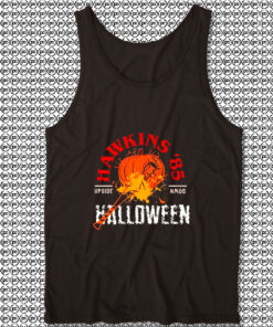 Stranger Things Hawkins 85 Halloween Unisex Tank Top