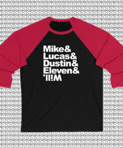 Stranger Things Kids Raglan Tee