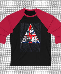 Triangle Def Leppard Raglan Tee