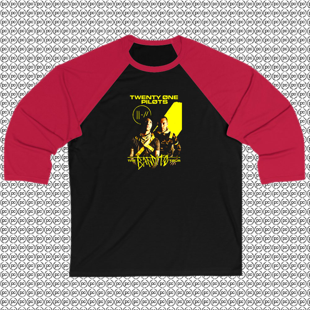 Twenty one pilots The Bandito Tour 2018 Raglan Tee