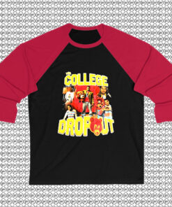 Vintage Deadstock Kanye West College Dropout Raglan Tee