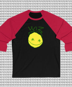Wiz Khalifa Fat Line Smiley Raglan Tee