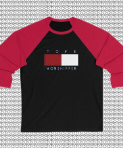 World Tofu Worshiper Vegan Raglan Tee