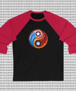Ying Yang Steve Stark Raglan Tee