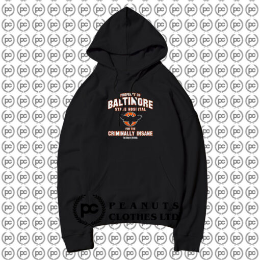 Baltimore State Hospital Silence of the Lambs Hoodie