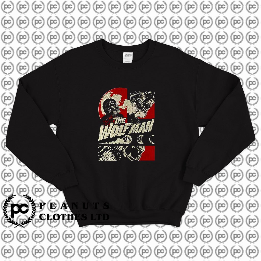 Collage Wolf Man Sweatshirt