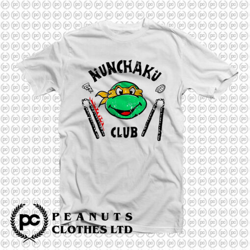 Nunchaku Club TMNT T Shirt