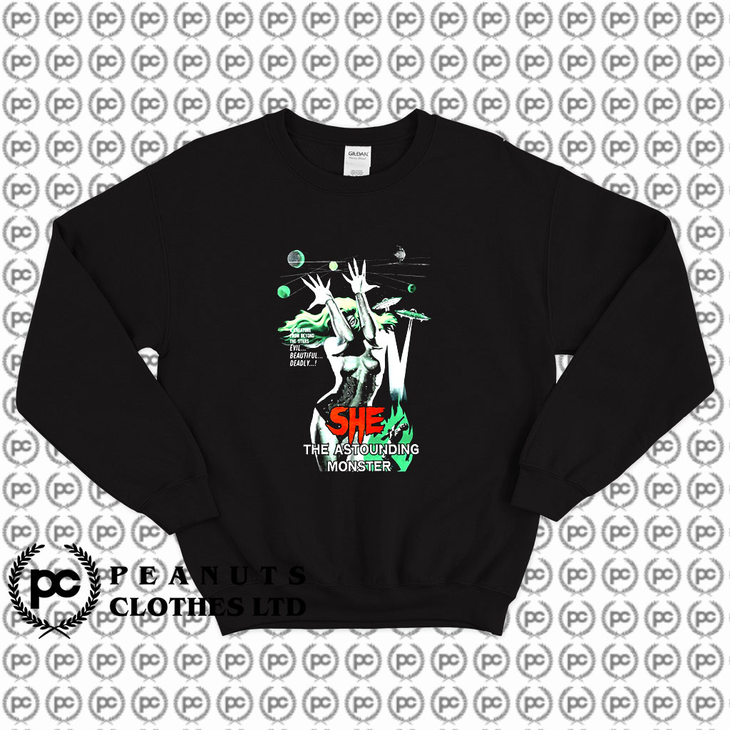 The Sorceress Horror Vintage Sweatshirt