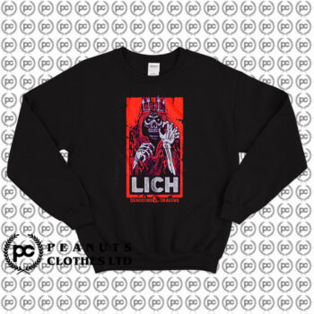 Vintage Lich Dungeons Dragons Sweatshirt