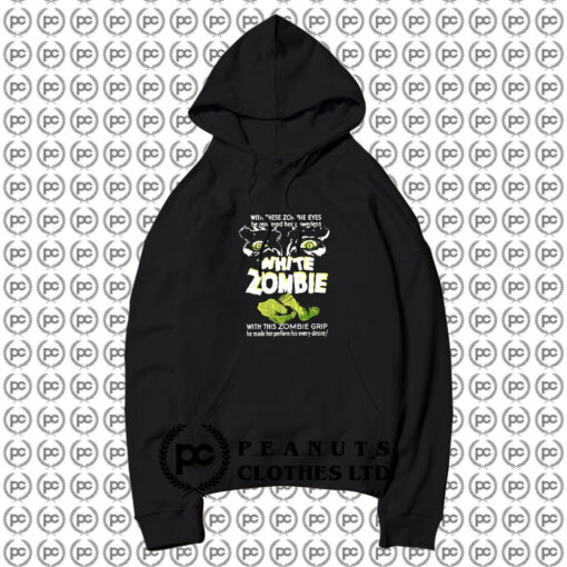 White Zombie Horror Vintage Hoodie