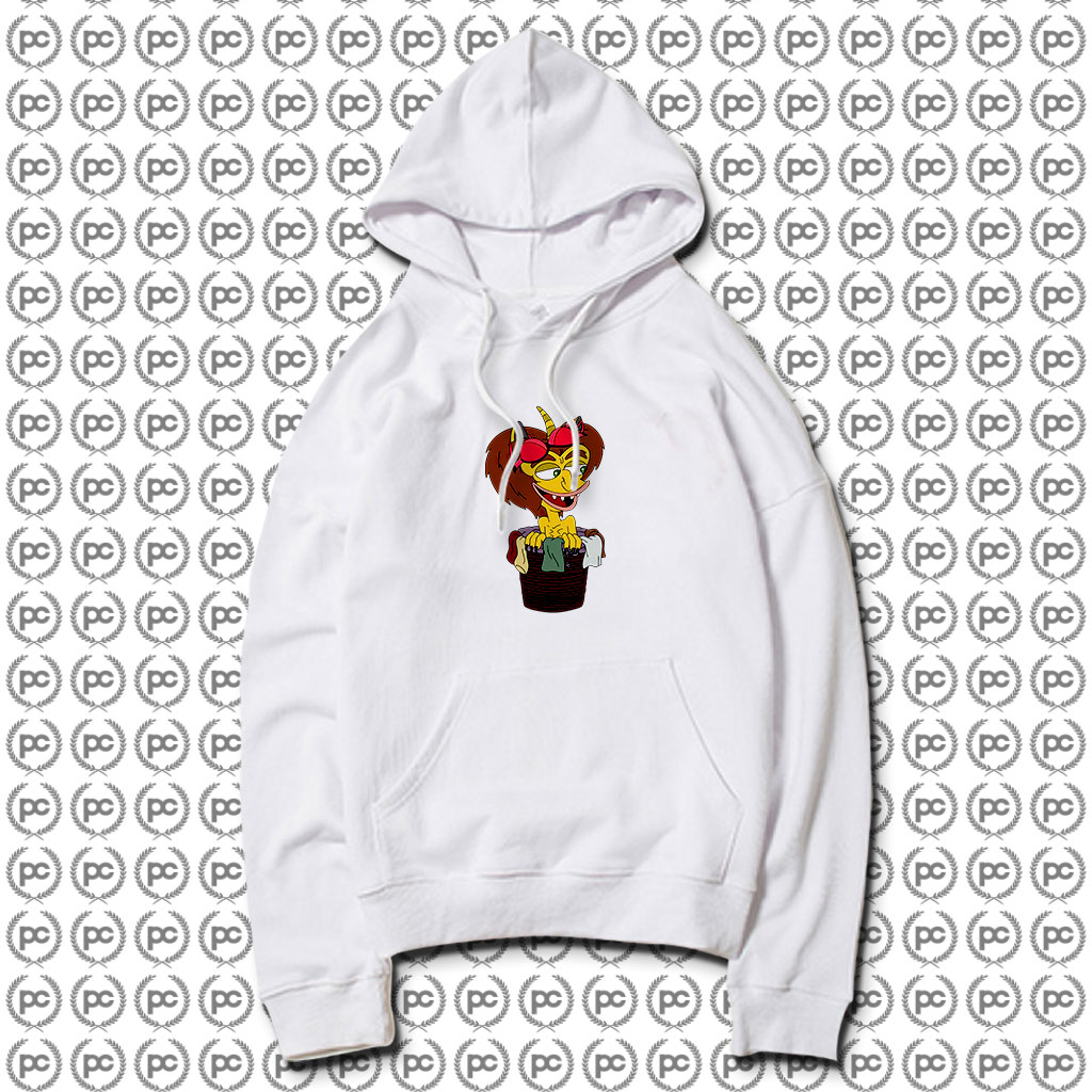 Big Mouth Hormone Monster in a Basket Hoodie