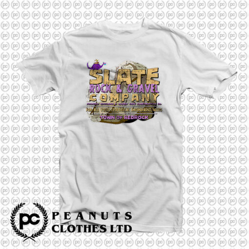 Flintstones Slate Rock Gravel Company T Shirt