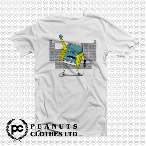 Freddie Mercury Chemical Periodic Table T Shirt