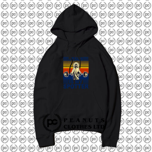 Jesus Is My Spotter Vintage Hoodie