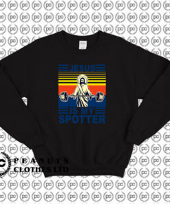 Jesus Is My Spotter Vintage Sweatshirt