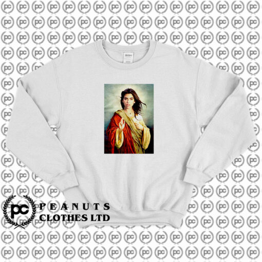Jesus in Dua Lipa Funny Sweatshirt