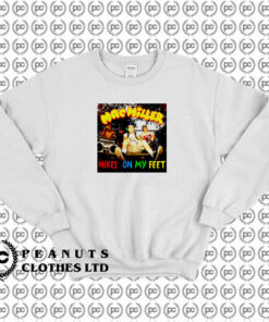 Mac Miller Nikes On My Feet Vintage Style Sweatshirt
