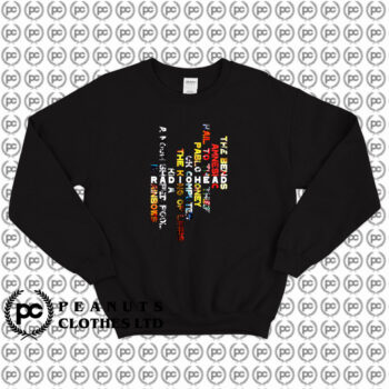 Radiohead Vertical Design Colorful Sweatshirt