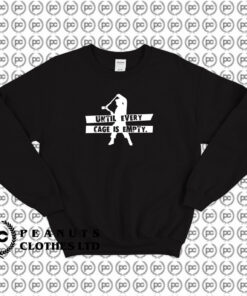 Until Every Cage Is Empty Retro Sweatshirt