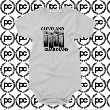 Cleveland Guardians Black Flag Parody Baby Onesie