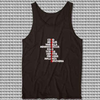 Covid Measles Varicella Vaccinated Unisex Tank Tops