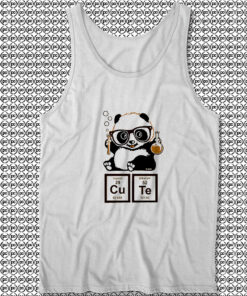 Funny Chemistry Panda Unisex Tank Tops