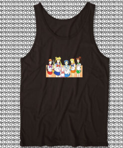 Funny King Of The Hill X Sailor Moon Unisex Tank Tops