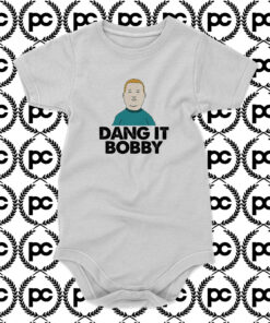 King Of The Hill Dang It Bobby Vintage Baby Onesie