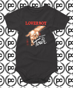 Loverboy Get Lucky Tour 1982 Album Baby Onesie